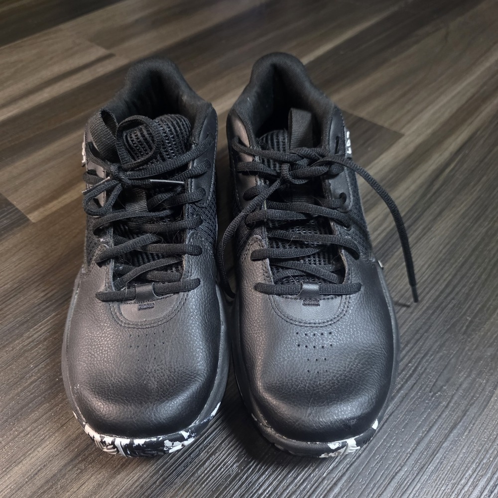 Under Armour Lockdown 6 Triple Black Court Basketball Shoes 3028512-003 Mens 9